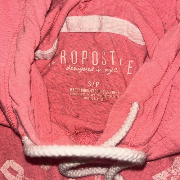 Aeropostale S Hooded Sweatshirt - Picture 2 of 2